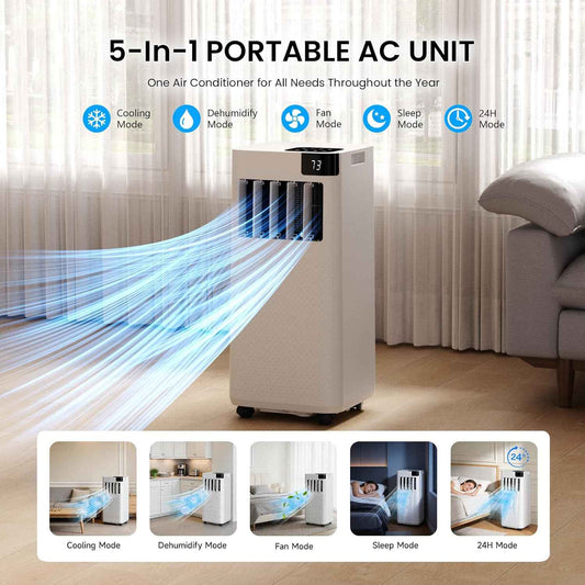 Cendre 16,000 BTU 5-in-1 Smart Portable AC with WiFi