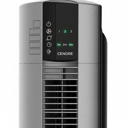 Cendre Luxe 48-Inch Oscillating Tower Fan with Remote, 3 Speeds