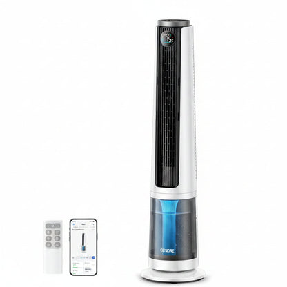 Cendre TurboCool Smart Misting Fan, 10°F Cooling & 34 ft/s Airflow