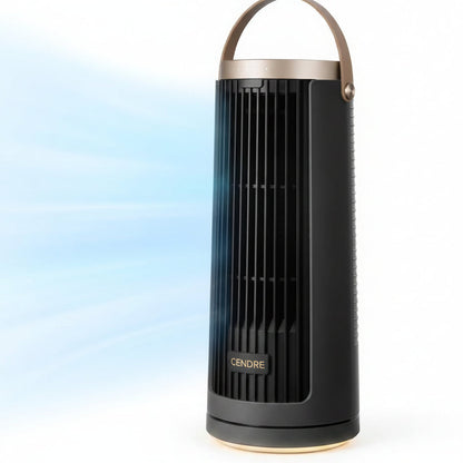 Cendre Quiet 5-Speed Oscillating Tower Fan with Remote