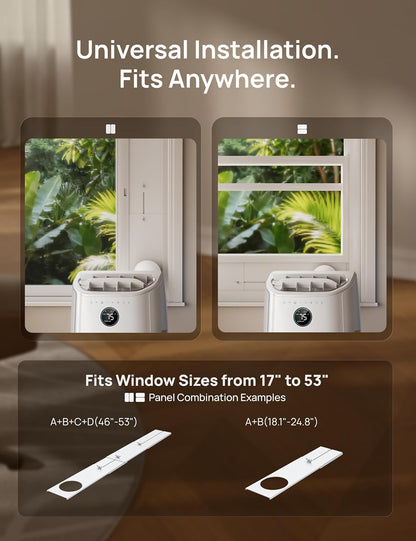 Cendre 12,000 BTU Smart Portable Air Conditioner, Quiet Operation