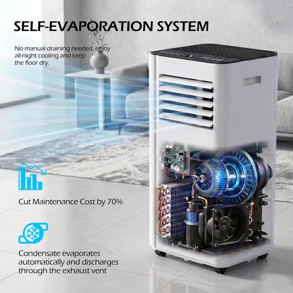 Cendre 16,000 BTU WiFi Portable AC with 40 dB Quiet Mode