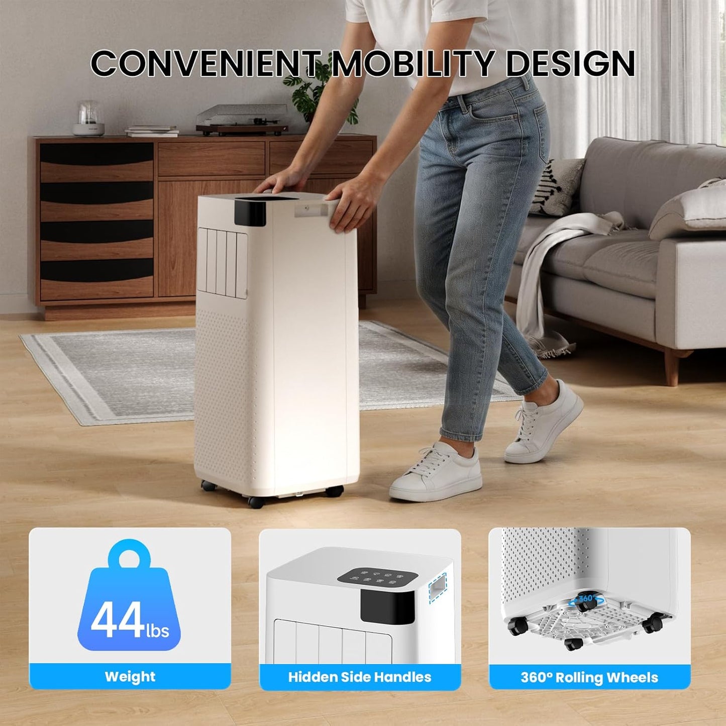 Cendre 16,000 BTU 5-in-1 Smart Portable AC with WiFi