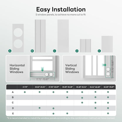 Cendre Smart Inverter Portable AC, 14,000–16,000 BTU, Ultra-Quiet