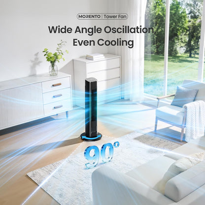 Cendre 36-Inch Smart Tower Fan with WiFi, Voice Control & 90° Oscillation